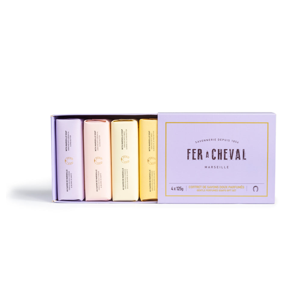 Gentle Perfumed Soaps Gift Set 4x125g - Feracheval Australia