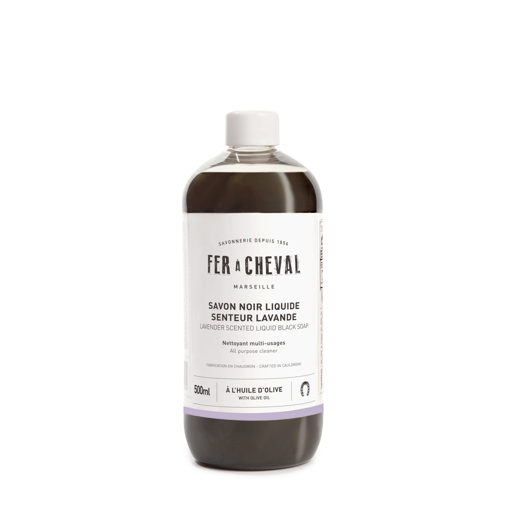 Lavender Scented Liquid Black Soap 500ml - Feracheval Australia