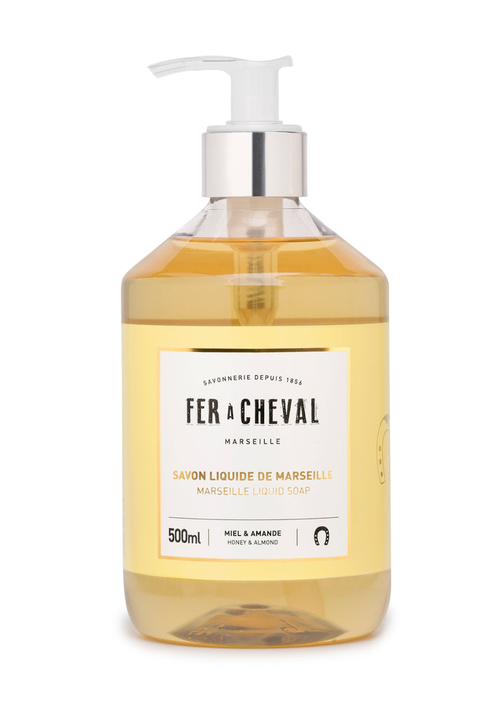 Marseille Liquid Soap Honey & Almond 500ml - Feracheval Australia